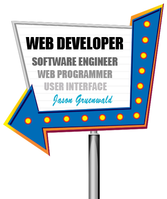 Jason Gruenwald Seattle Web Programmer and Developer Creative Billboard Sign